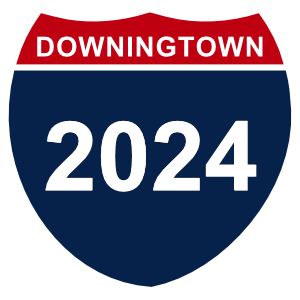 Downingtown 2024 road sign for Good Neighbor Day