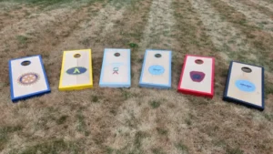 Downingtown-specific cornhole boards